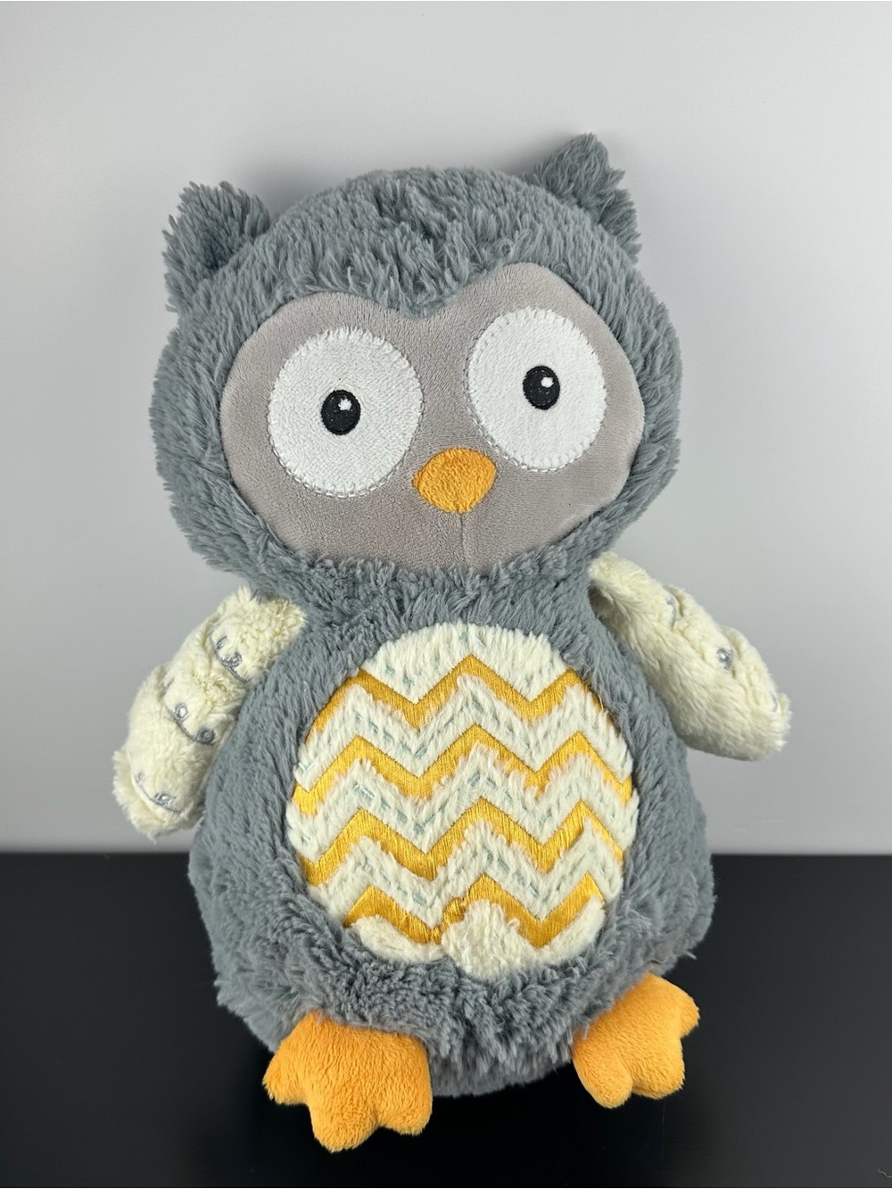 Lambs & Ivy RARE Happi Night Owl 12” Embroidered Eyes Large Plush Stuffed Animal